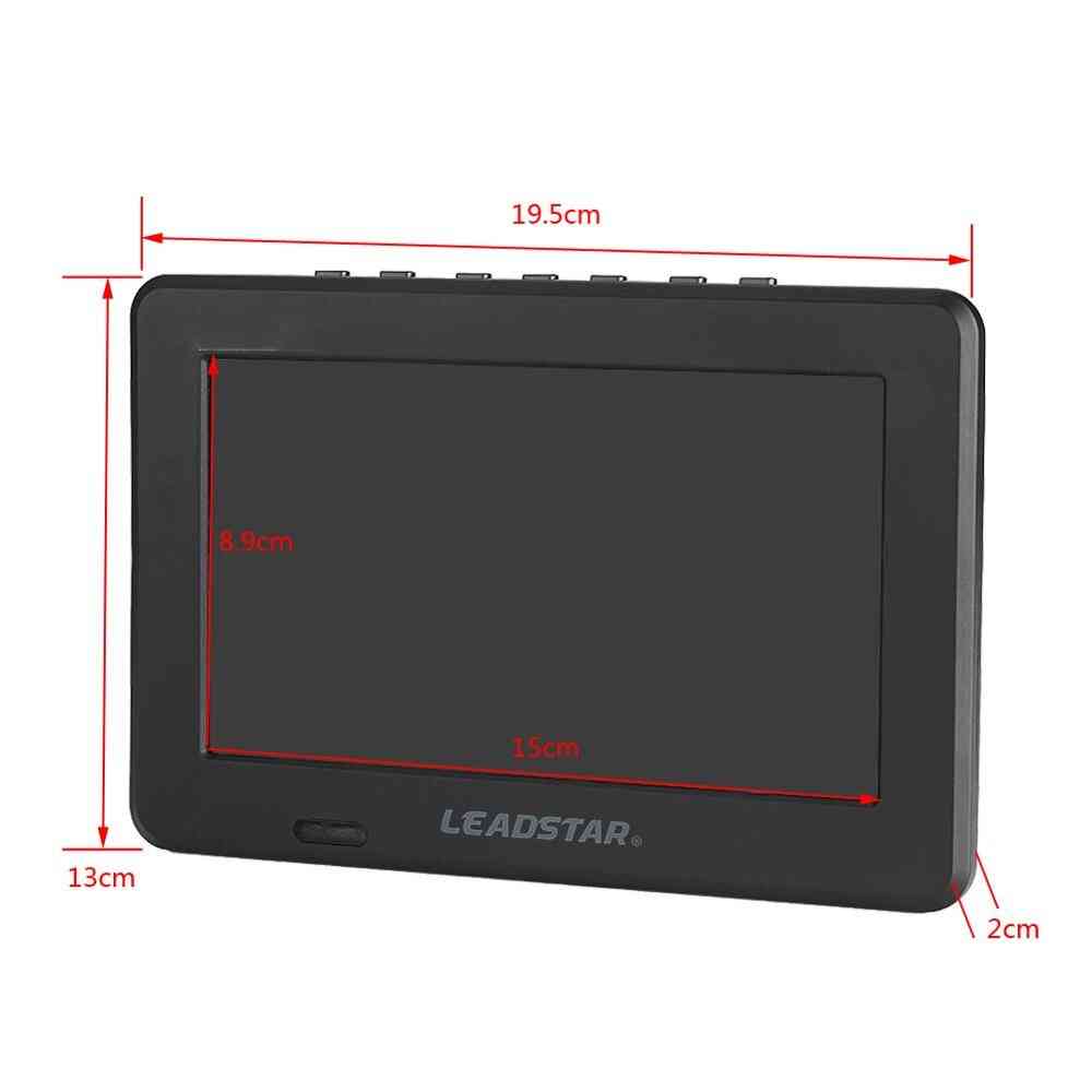7 Inch Portable, Digital Analog Television-support Usb And Tf Card