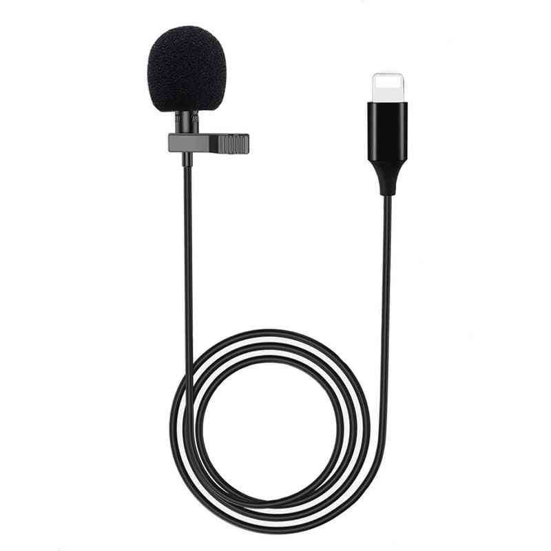 Omnidirectional Microphone Condenser Clip-on Lapel
