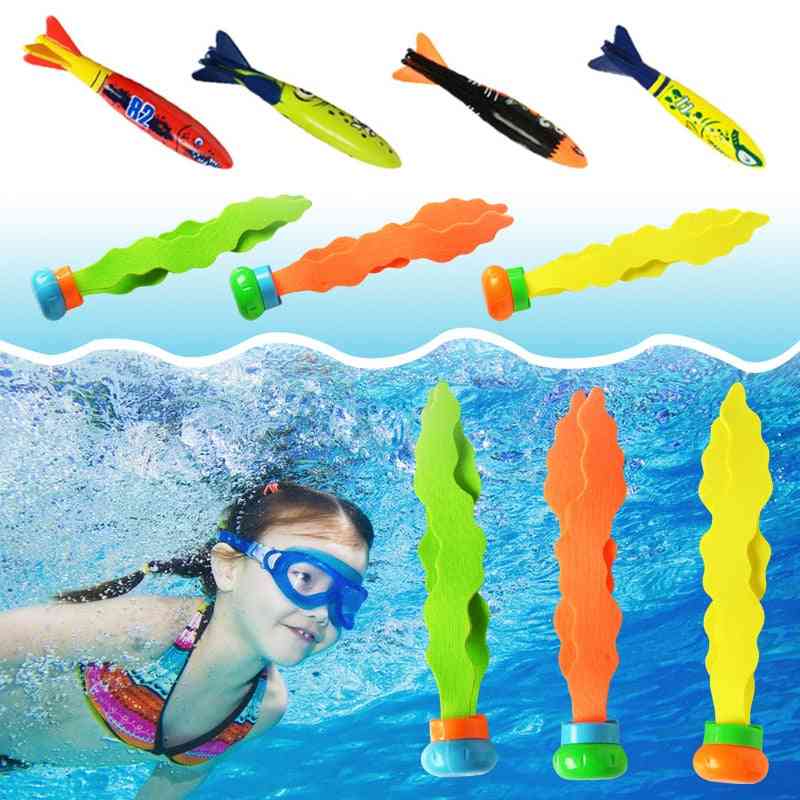 Zomer haai raket duiken gooien, grappig zwembad duikspel speelgoed voor kinderen - 1 stks duiker