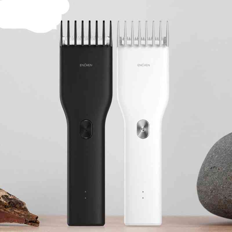 Usb Electric Hair Clipper For Two Speed Ceramic Cutter, Hair Fast Charging