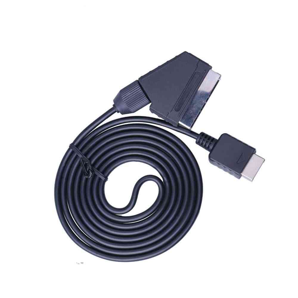 Tv Cable- Real Rgb Av Lead Replacement For Ps1/ Ps2