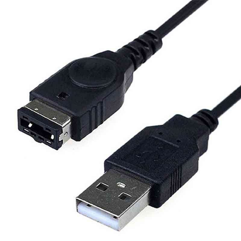 Czarny przewód linii ładowania USB - dla / sp / gba / gameboy / ns / ds -