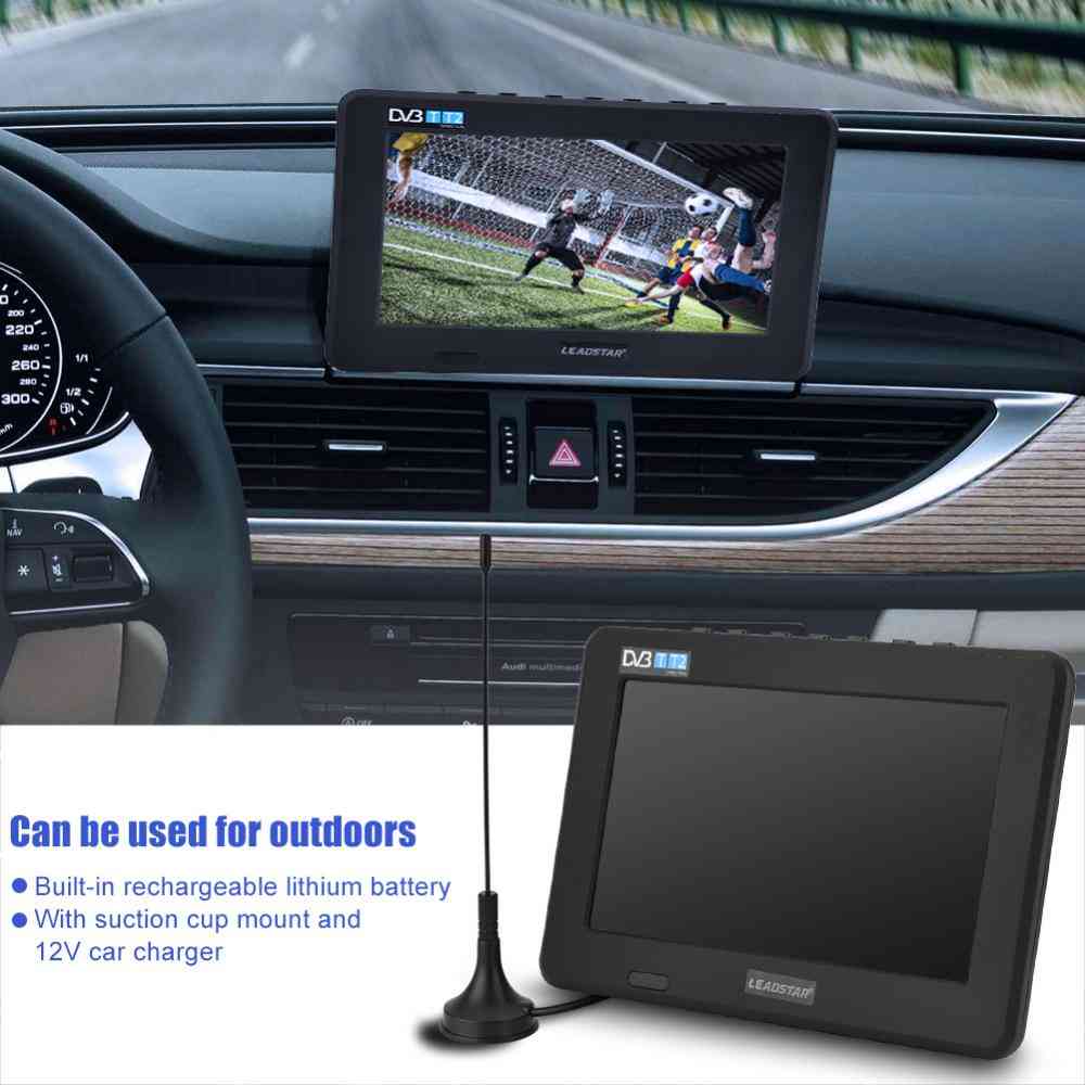 7 pulgadas, tv analógica digital portátil hd para el hogar / coche