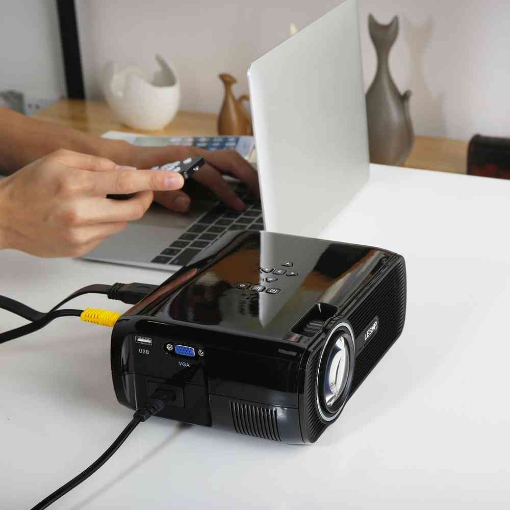 Multi-media, Led Video Projector-1080p Hd For Office, Home, Cinema