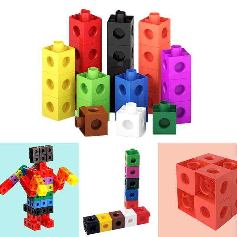 Graphics Math Link, Geometric Counting Cubes, Snap Blocks, Building Kit