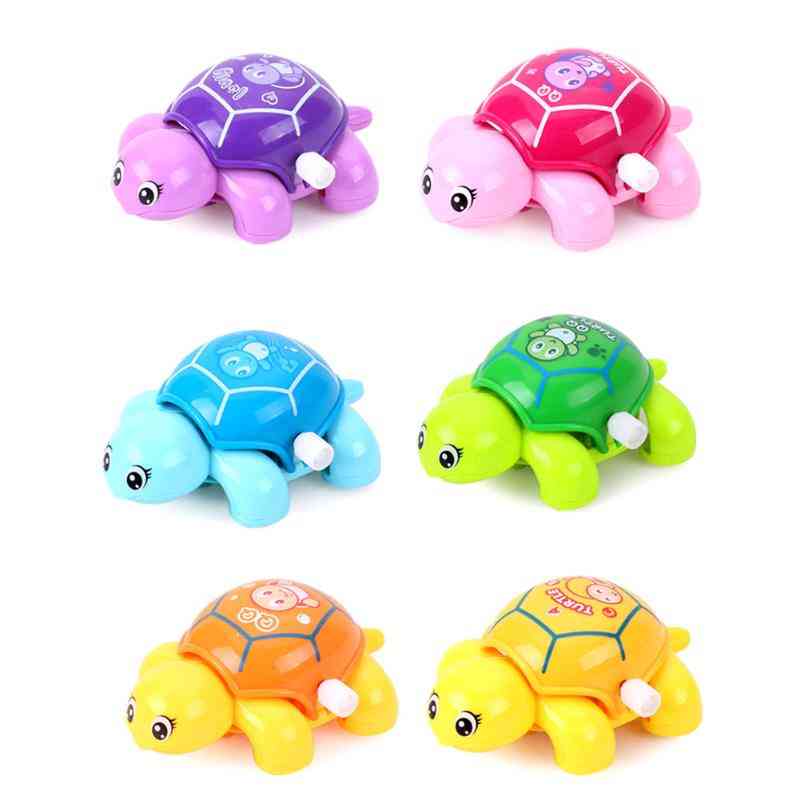 1pc bébé mini jouets de tortue d'horlogerie, tortue en plastique pour enfants
