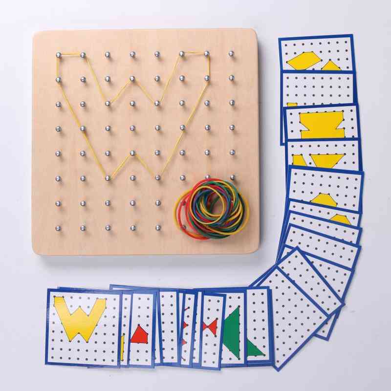 Montessori Intelligence Kids Toy ,wooden-jigsaw Tangram For
