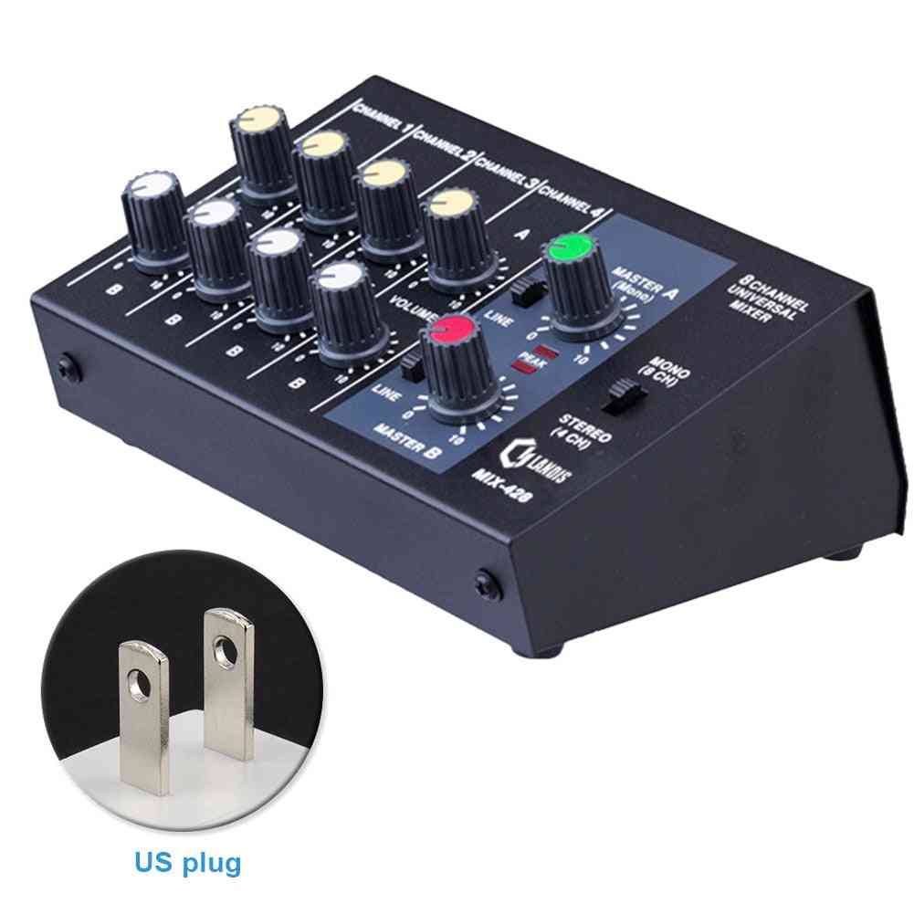 Mixing Console Adjusting Channel - Stereo Universal, Digital Karaoke Panel Sound For Microphone