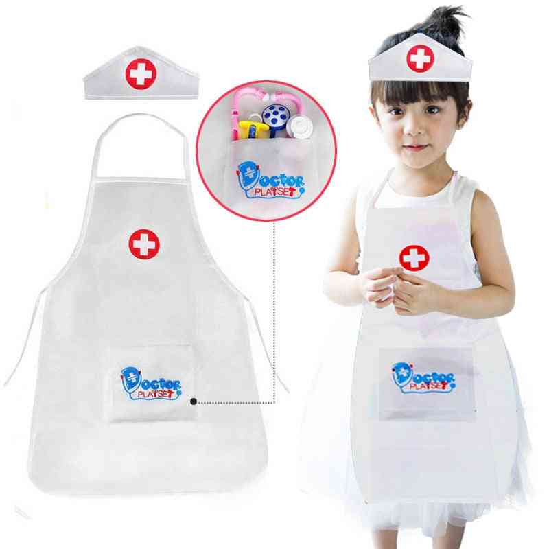 Pretend Play Doctor Clothing For Role Play (white)