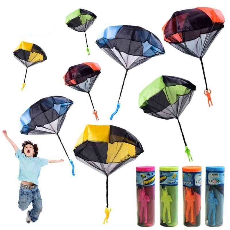 Hand Throw Mini Soldier Parachute Educational, Indoor Outdoor Games
