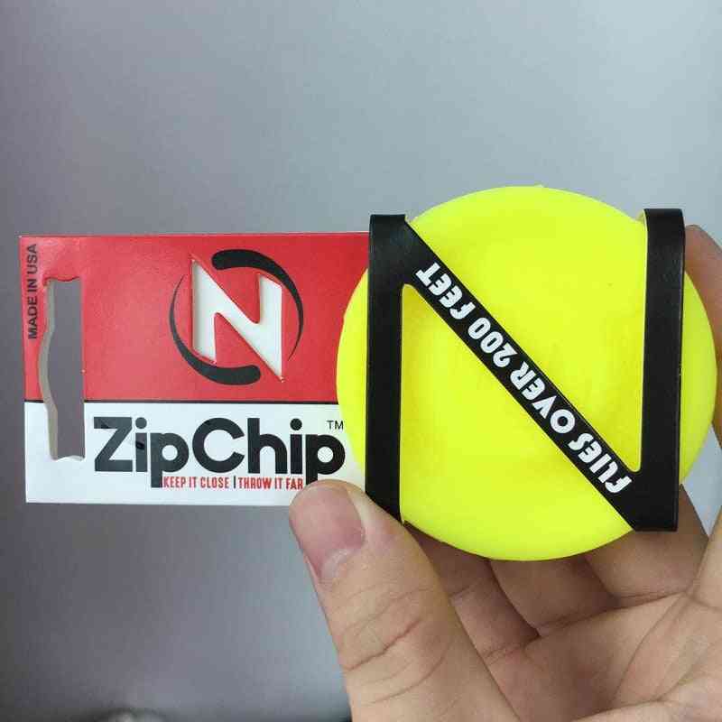 Mini pocket flexibele zip-chip vliegende schijven spin zipchip in vangspel vliegende schijf - zwart