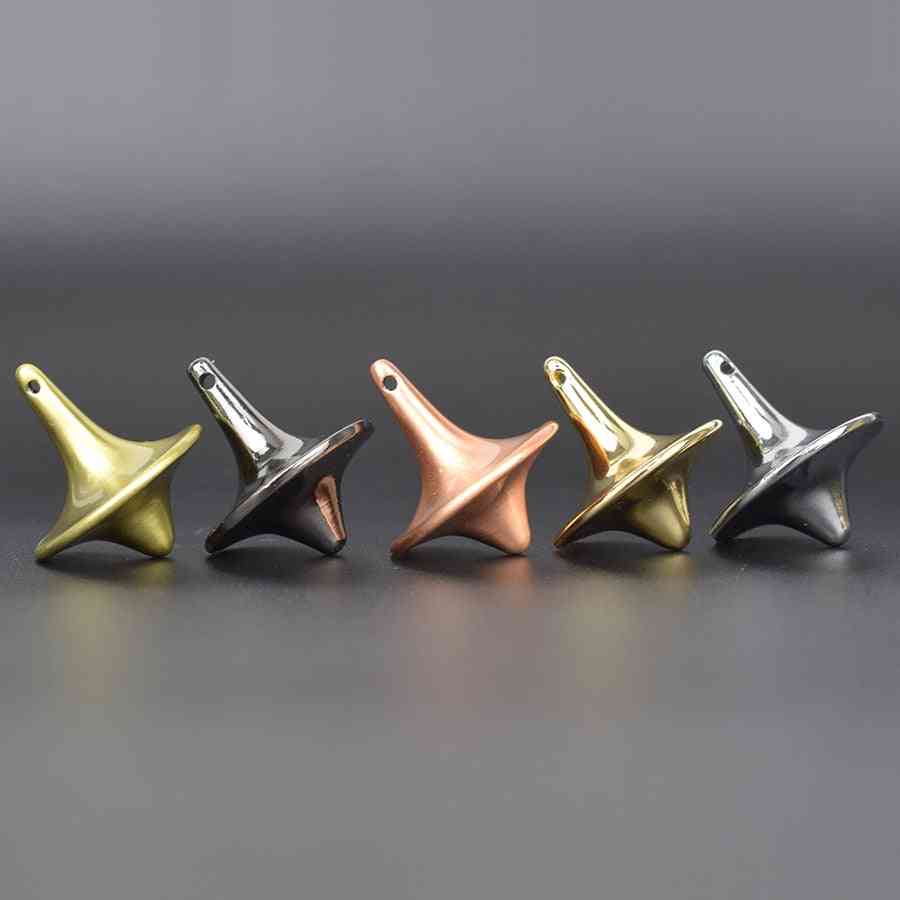 Metal Spinning Top For Adult, Antistress Gyroscope Office Party Game Favor Spin Top Spinner Gyro Toy