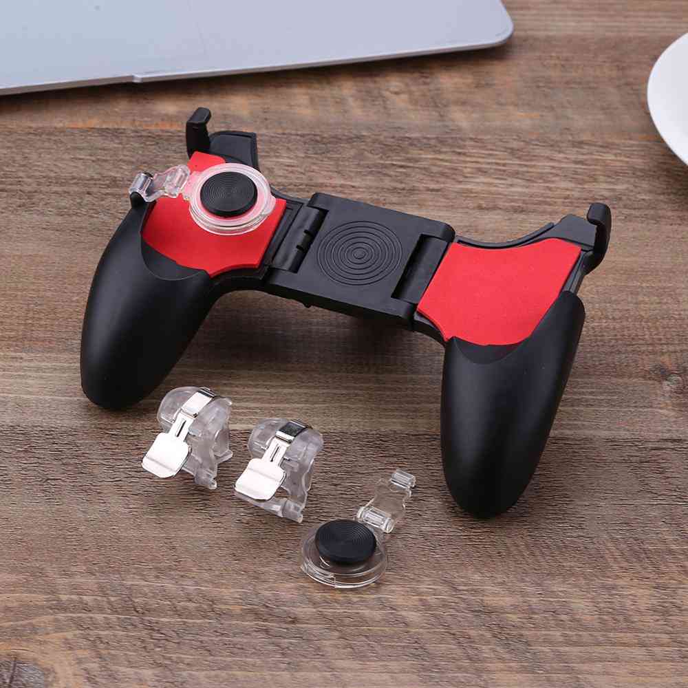 5 In 1 Joystick-mobile Phone Game Pad With Walk Buttons And S4 Keys For Pubg