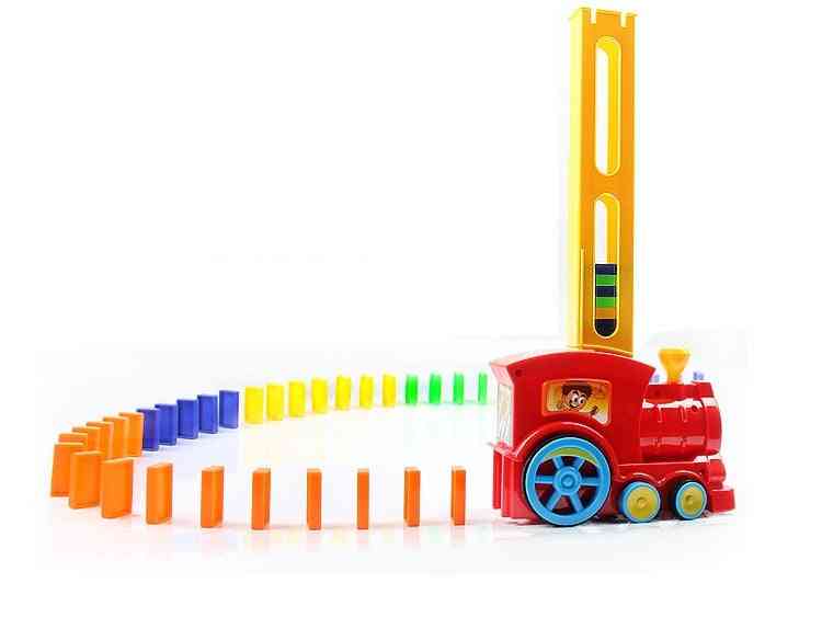 Bloques de construcción educativos regalo de juguete poner el juego de dominó juego de juguetes colocación automática - 1 juego