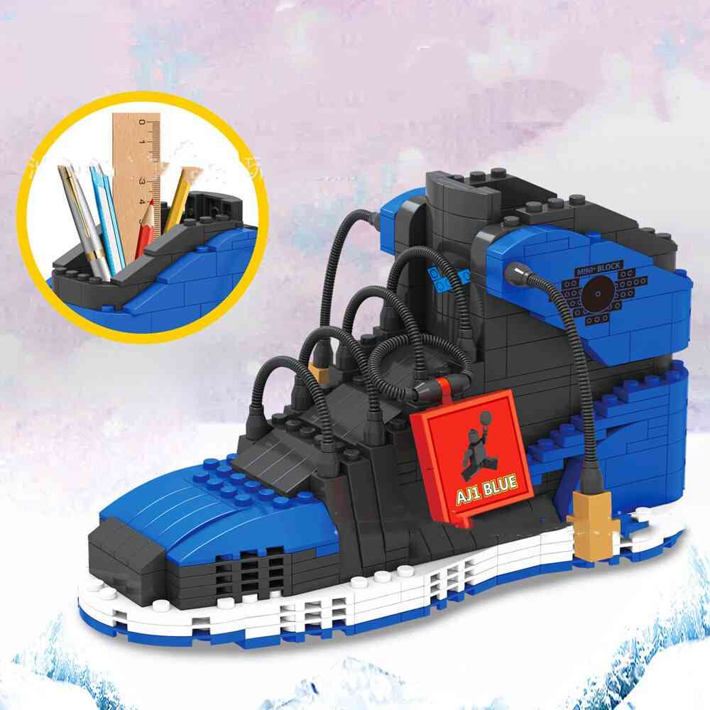 474бр спортни обувки градивни играчки кутии за моливи за деца