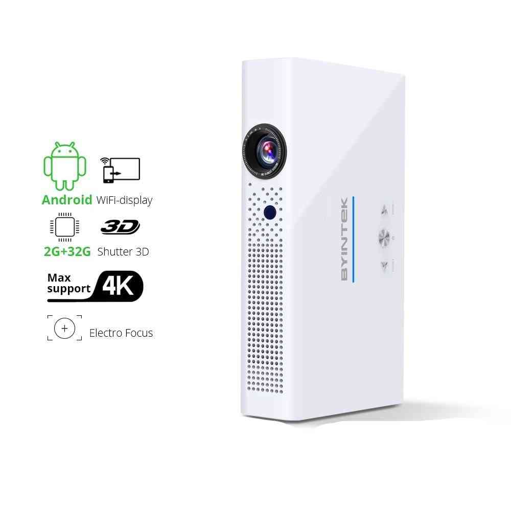 Mini 3d R19 4k Smart Wifi, Android Beamer Portable Led. Dlp Projector Proyector For Smartphone, Cinema