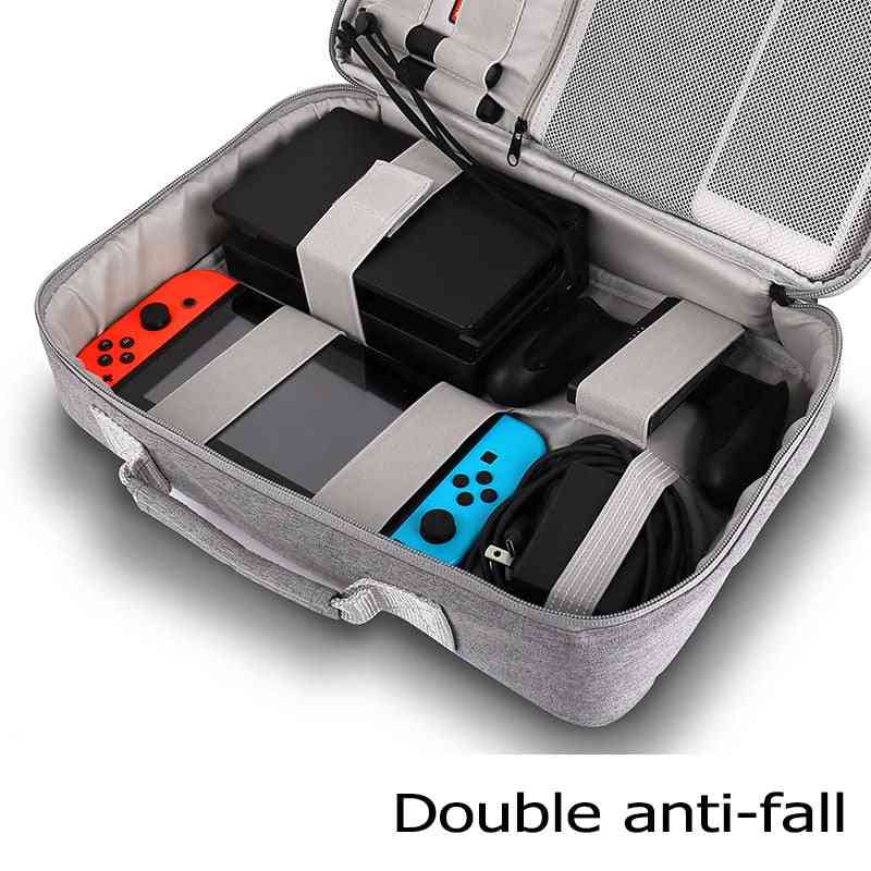 Switch bolsa de almacenamiento para nintendo, accesorios de consola de juegos, bolso de viaje para funda protectora ns - l - 3 en 1