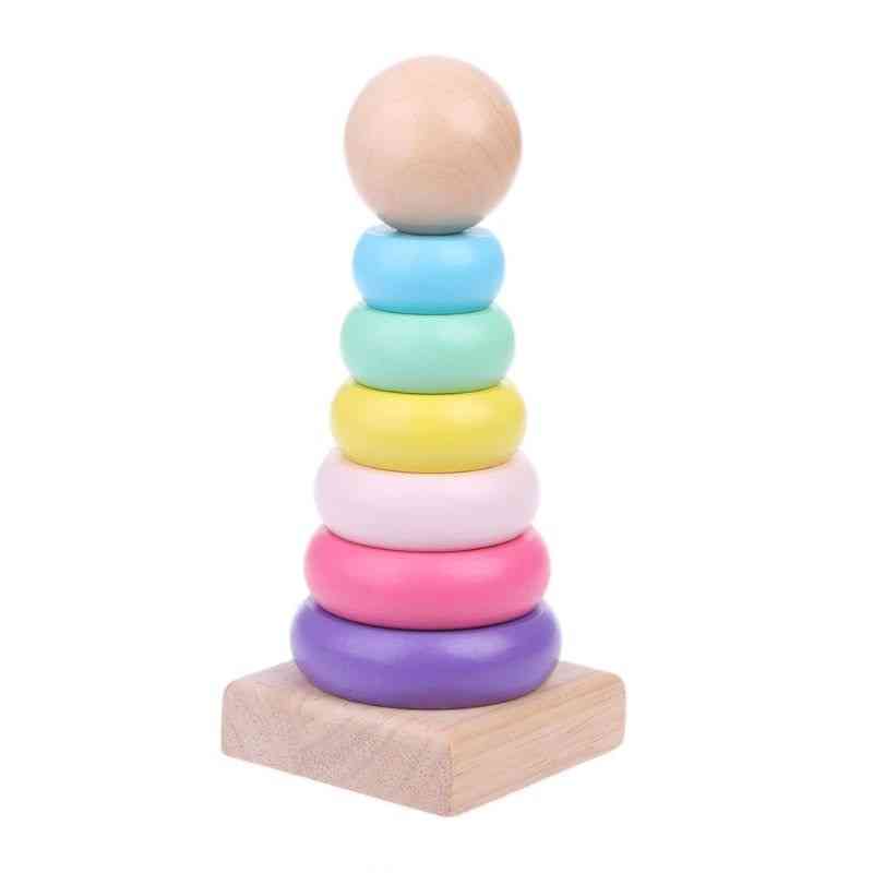 Warm Color, Stacking Ring Tower, Stapelring Blocks To