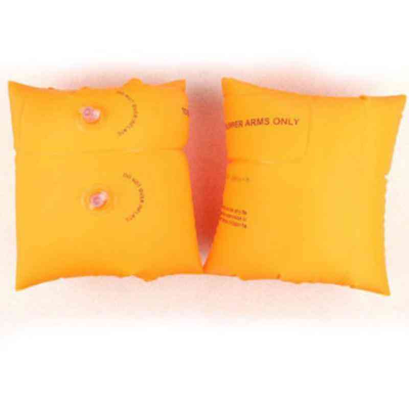 Inflatable Swimming Rollup Arm Bands Rings Floats
