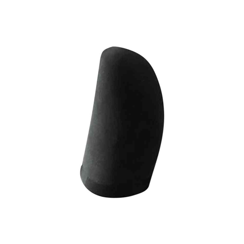 4 st / set fingerhylsor latex halkskydd, svettningsskydd för mobiltelefonspel (svart) -