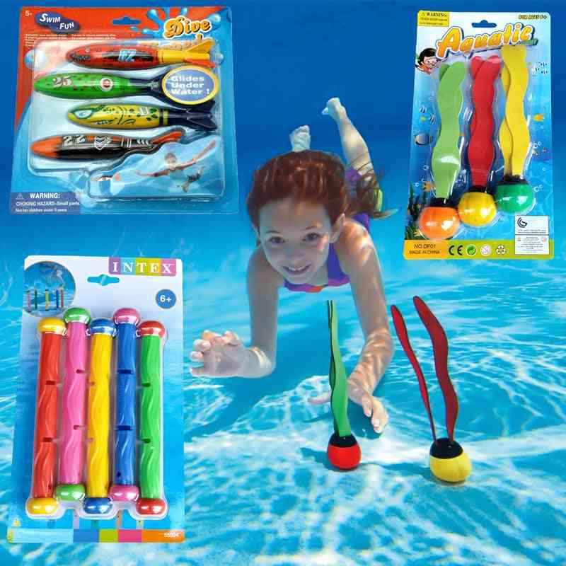 Nyári torpedó rakétadobás - vicces medencés búvárjáték játékok