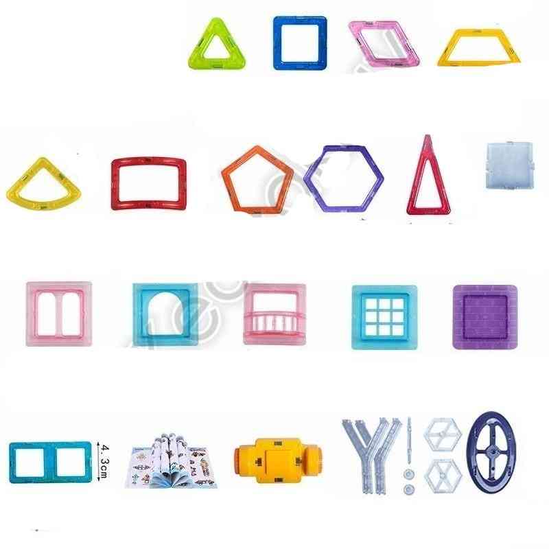 Kreatives magnetisches Design blockiert pädagogisches magnetisches Spielzeug für Kinderintelligenz - 105 Stück