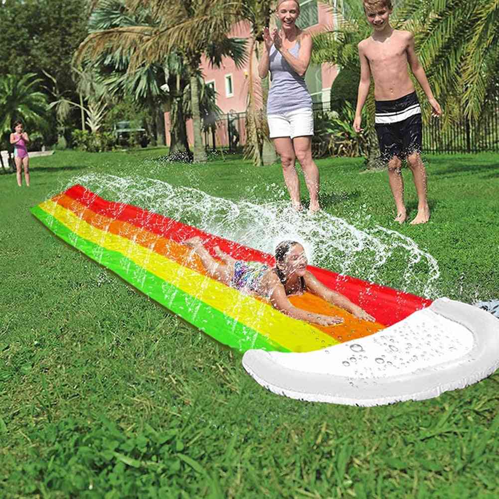 Zjeżdżalnia wodna nadmuchiwane dzieci letnie gry basenowe pcv zabawki na świeżym powietrzu -