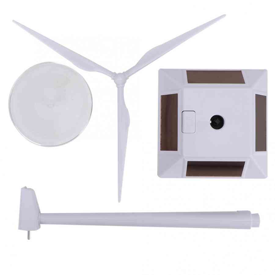 Model de moară de vânt kit de construcție jucărie pentru copii - bricolaj alimentat cu energie solară pentru copii