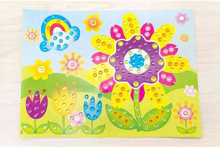 Crystal-sticker Craft Diy For-kids, Educational Mosaic-sticker-crafts