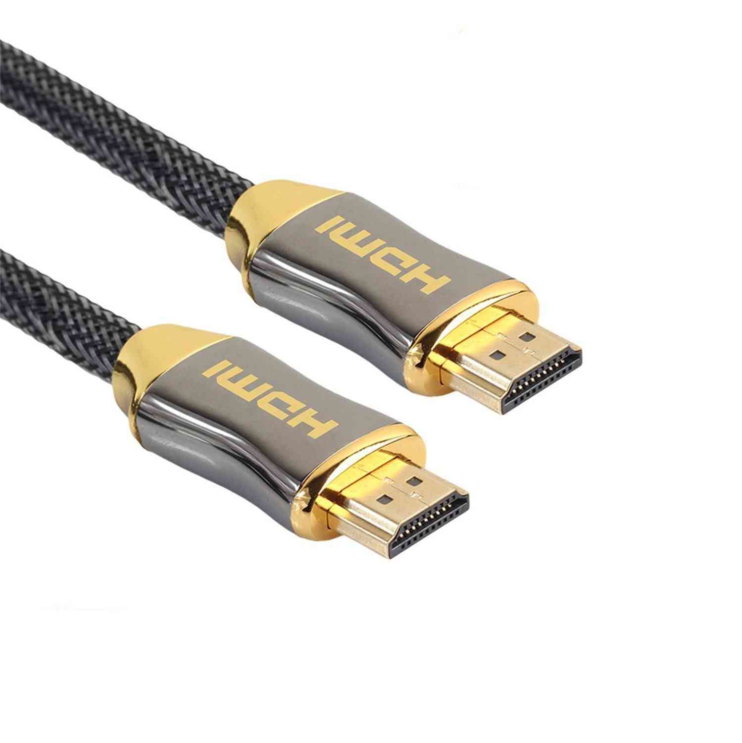 Hdmi High Speed 2.0 Plated Connection Cable Cord For Uhd, Fhd, 3d Xbox, Ps3, Ps4 And Tv