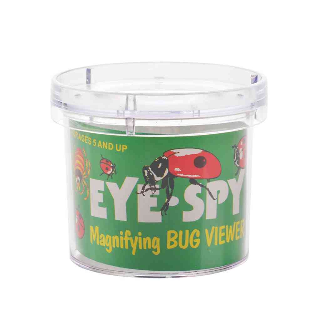 Animal Magnifier Glass Cylindrical Spider Educational Toy - Plastic Bottle Insects Viewer Observation