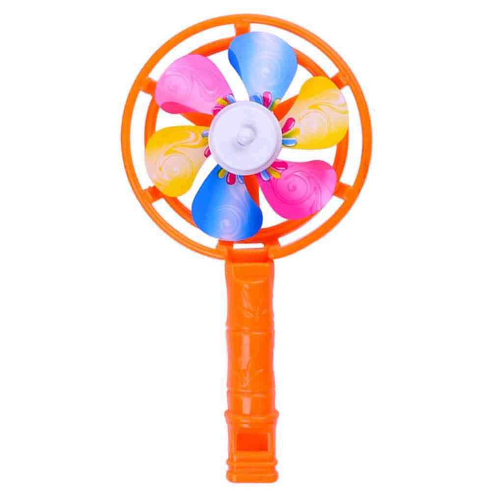 Plastikfarbe Windmühle Kinder kleiner Spielzeugpreis Kindheitserinnerungen spielen Requisiten Spielzeug -