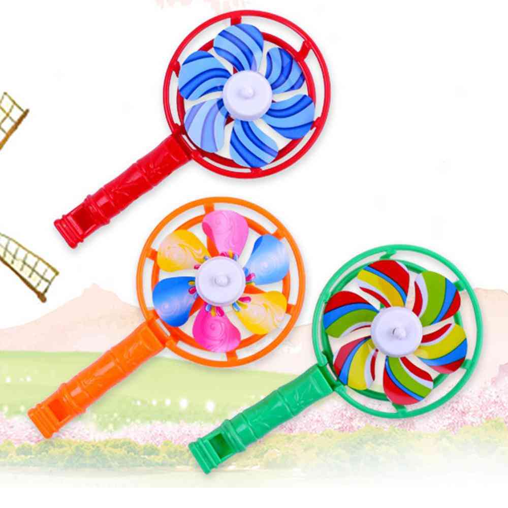 Muovinen tuulimylly lasten pieni lelu palkinto lapsuuden muistoja leikkiä rekvisiitta leluja