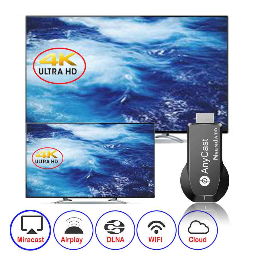 Wireless-dlna Airplay, Hdmi Tv-stick Wifi Display Dongle-receiver