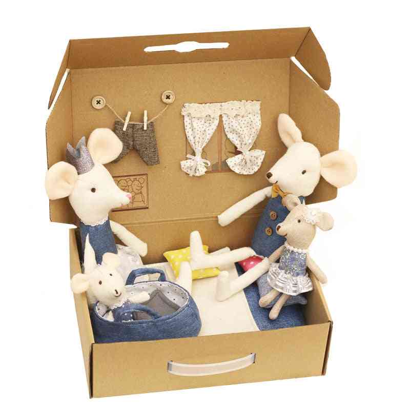 Mini Cute Mouse Doll Box For