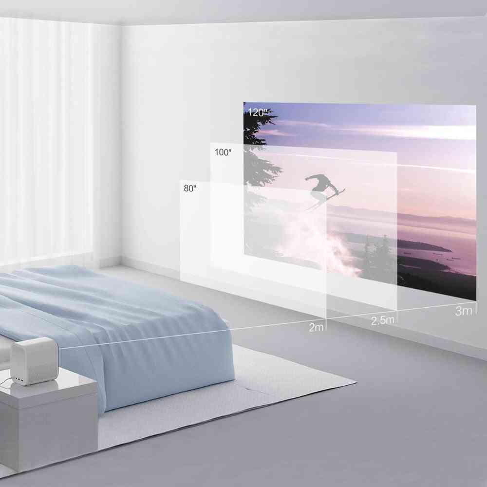 Mini proyector dlp portátil 1920 * 1080 soporte 4k video wifi proyector led beamer tv full hd para cine en casa -