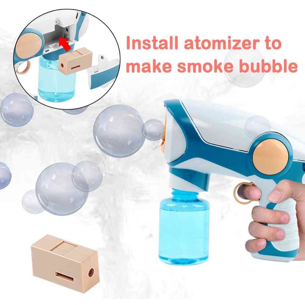 Electric Automatic Bubble Blower Maker Gun - Kids Outdoor