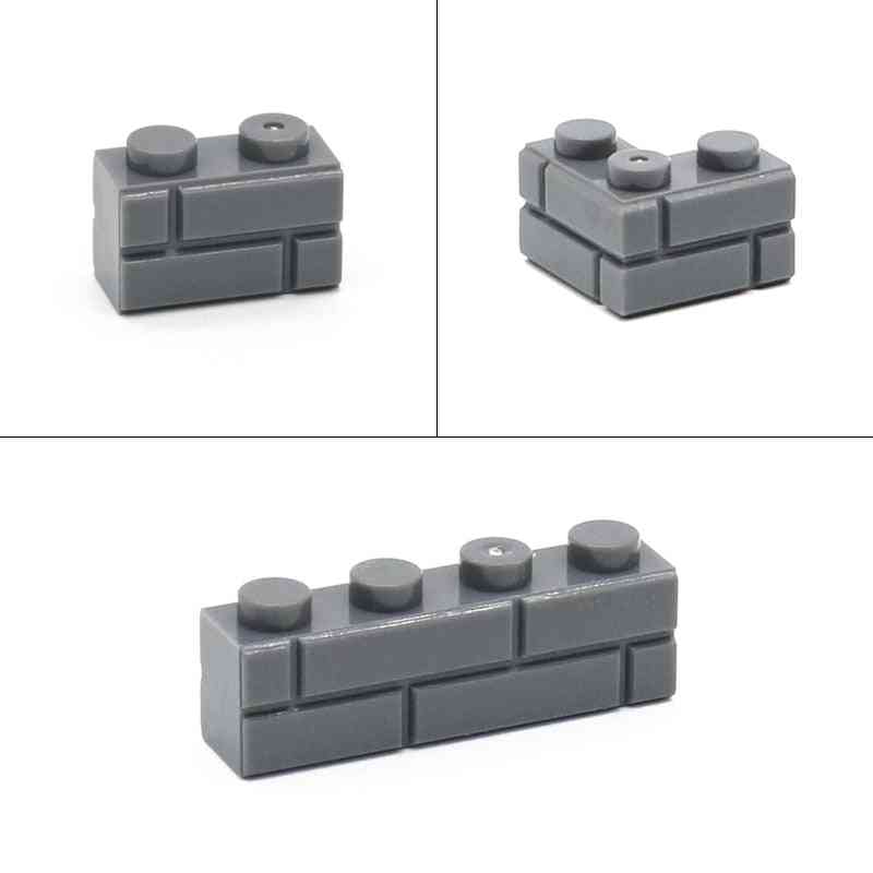 Marumine moc bricks wall cube casas bloques de construcción- accesorios ensambla partículas compatible diy toy - 1
