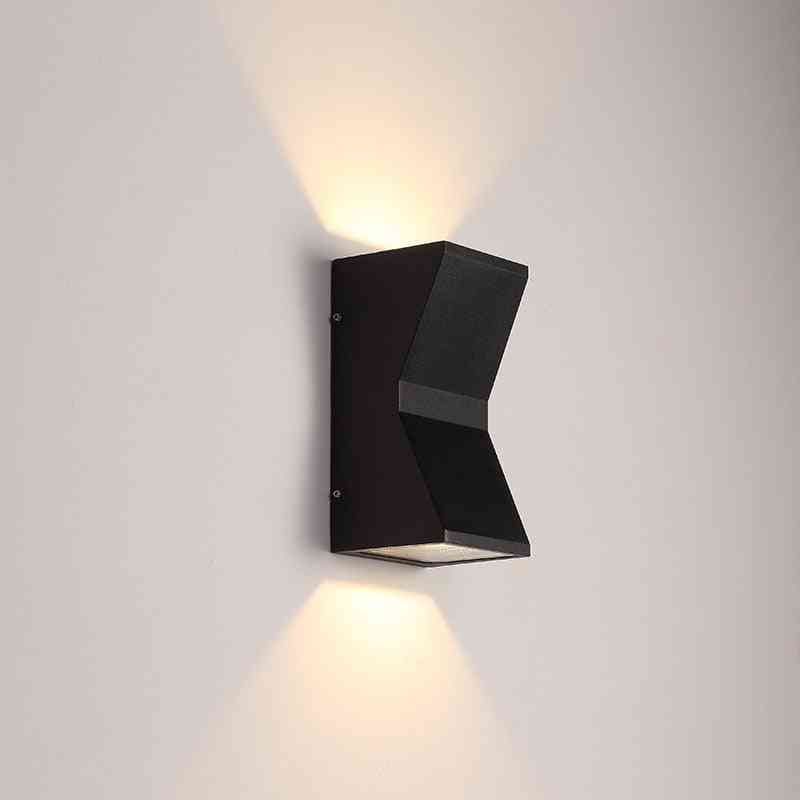 Moderne eenvoudige creatieve buitenwandlamp - warm wit licht / 3w niet waterdicht / wit