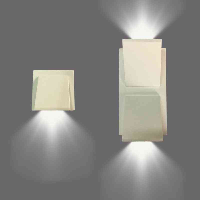 Moderne eenvoudige creatieve buitenwandlamp - warm wit licht / 3w niet waterdicht / wit