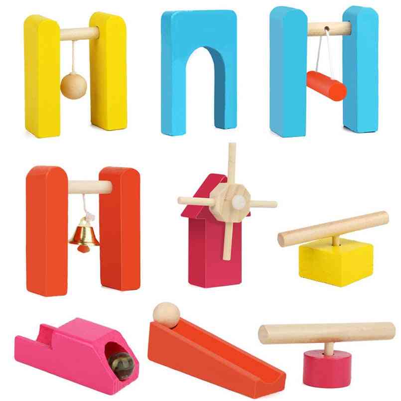 Chidlren houten domino speelgoed-instelling accessoires orgel blokken domino spellen, montessori educatief voor kinderen cadeau - 10 stijlen