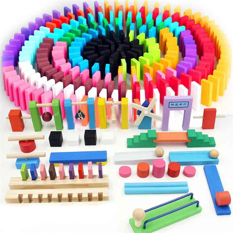 Chidlren houten domino speelgoed-instelling accessoires orgel blokken domino spellen, montessori educatief voor kinderen cadeau - 10 stijlen
