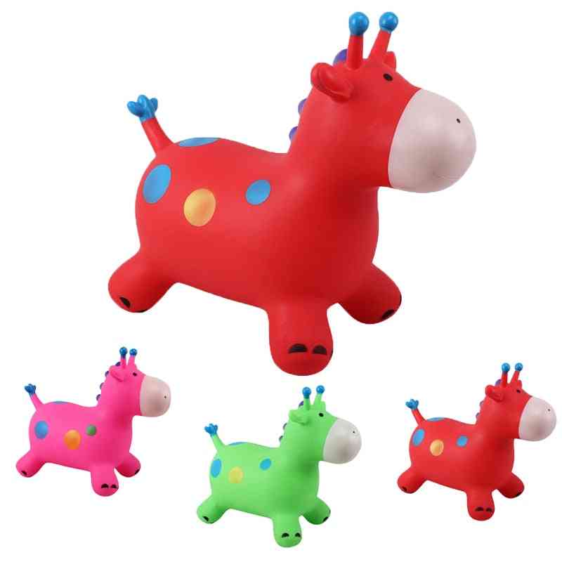 Animals Jumping Horse Riding Infantil Baby Kids Stick Funing Toys