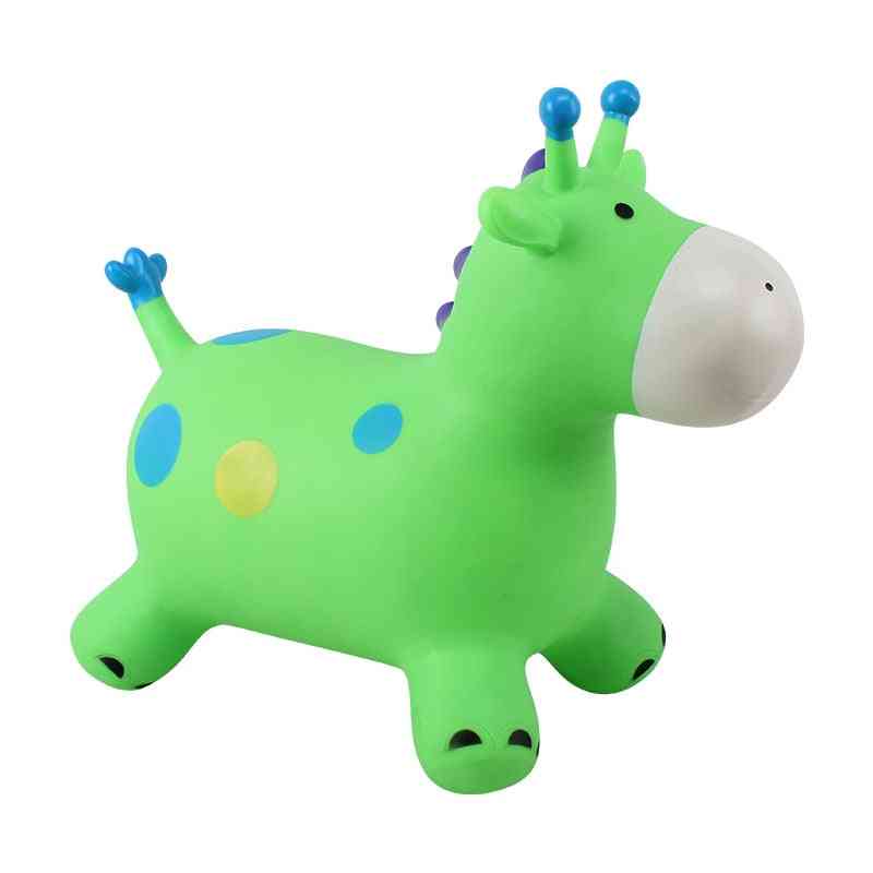 Animals Jumping Horse Riding Infantil Baby Kids Stick Funing Toys