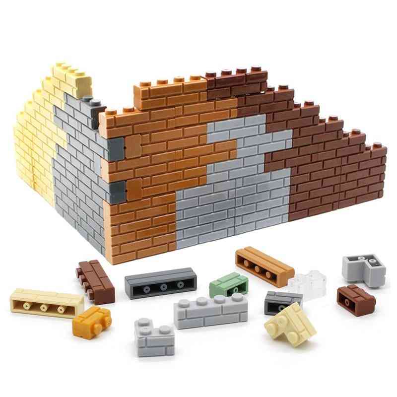 4 Dots Houses Wall Building Blocks - Micro Cube Parts