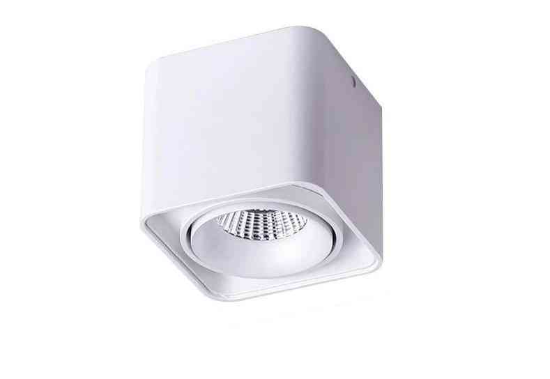 Arc Surface Mounted Led Spotlight - Ac 220v To 240v Adjustable Square Ceiling Spot Lamp