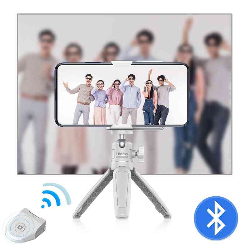 Ulanzi capgrip wireless bluetooth selfie booster pentru 2 în 1 video telefon telefon adaptor, suport mâner mâner stand trepied montare