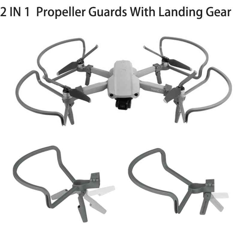 Propeller-guards With Heightening Landing-gears Propellers-protector Shielding Rings For Dji Mavic Air 2 Drone Accessories