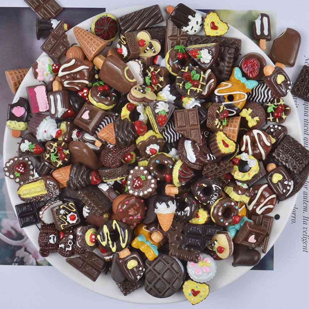 Cioccolato spruzza charms per slime plastilina filler addizione melma bambini giocattoli per bambini kit di modellazione di argilla - 1 pz inviare a caso