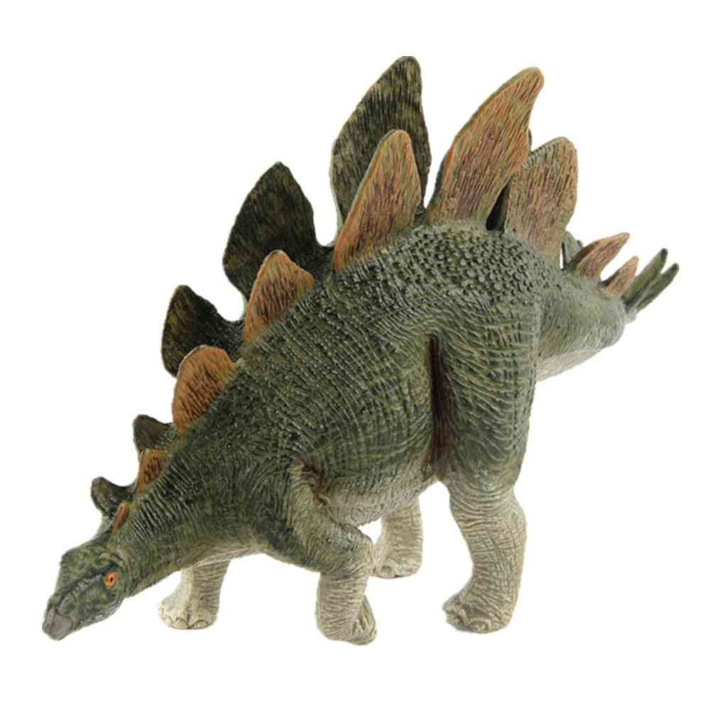 8 stylów duży rozmiar Jurassic Wild Life Dinosaur Toy Set, plastikowe zabawki do zabawy World Park Dinozaur Model Action Figures Kids Boy Gift - Army Green
